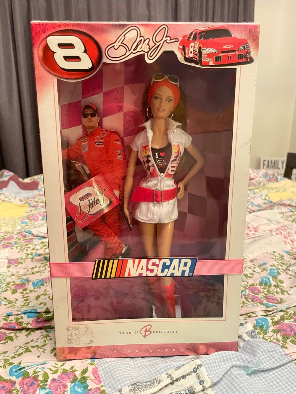 Barbie Collector 2006 Pink Label doll featuring Dale Earnhardt Jr.model K7973